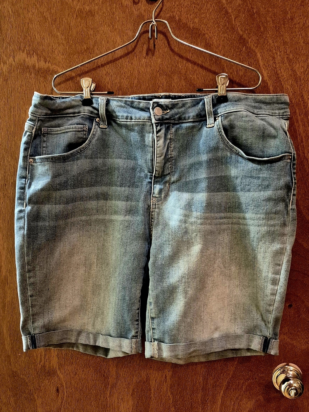 Time and Tru Light Blue Jean Shorts